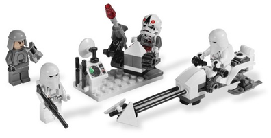 LEGO Set-Snowtrooper Battle Pack-Star Wars / Star Wars Episode 4/5/6-8084-1-Creative Brick Builders